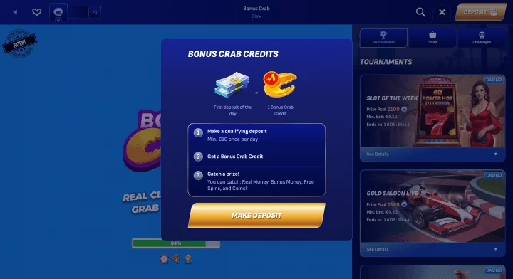 Schermata 3 di Wonaco Casino
